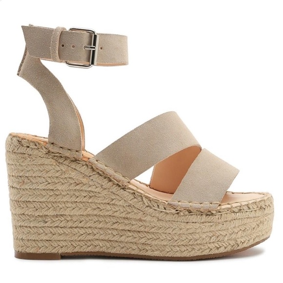Dolce Vita Shayla Tan Wedge Espadrilles with Ankle Strap Size 8.5 - Picture 2 of 7